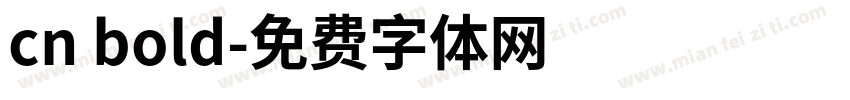 cn bold字体转换